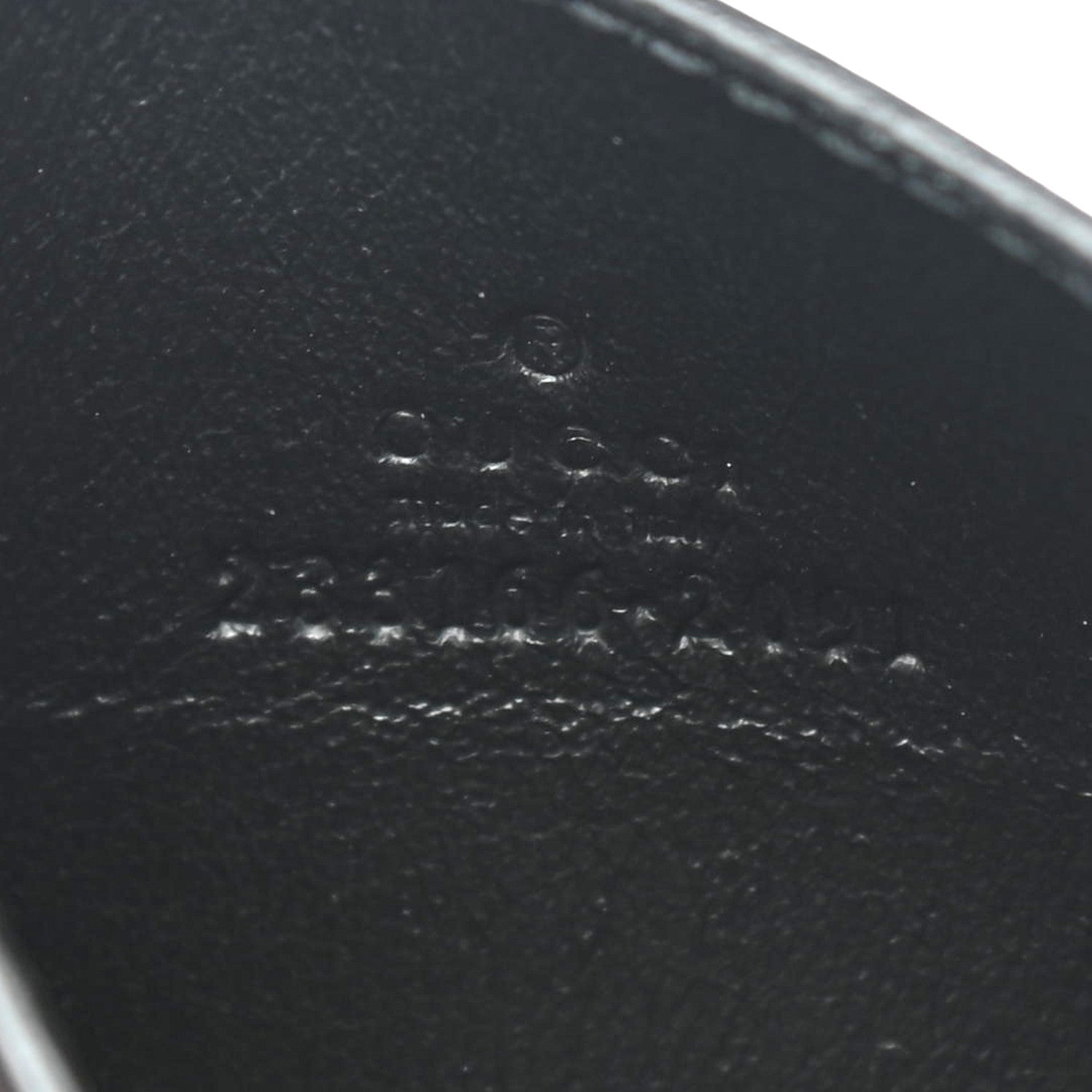 Gucci GG Supreme Monogram Bees Card Holder Black 6 of 6