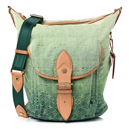 Louis Vuitton Denim Sunburst PM Messenger Vert 1 of 15