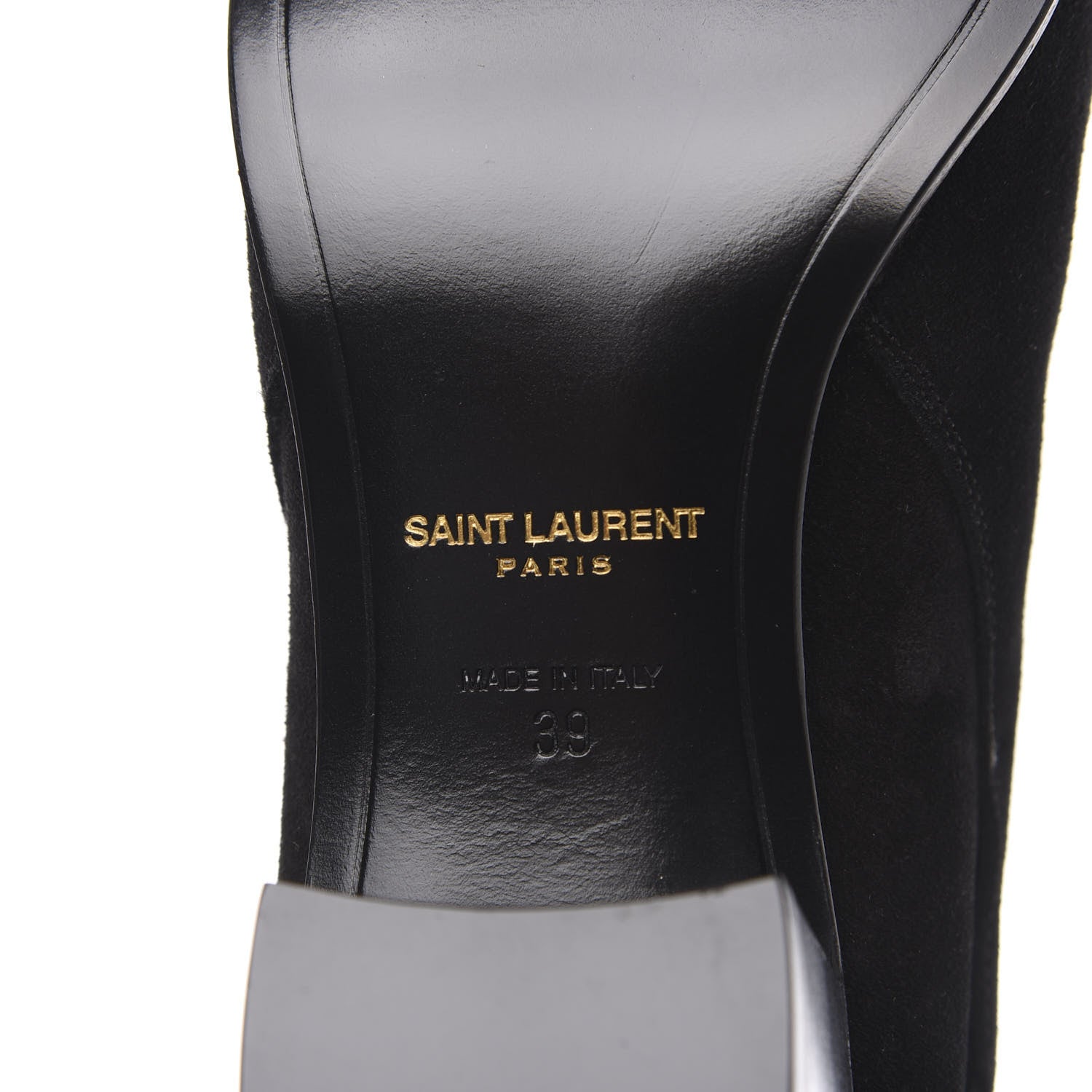 Saint Laurent Suede Jodhpur Calfskin Blake Ankle Boots 39 Black 6 of 8