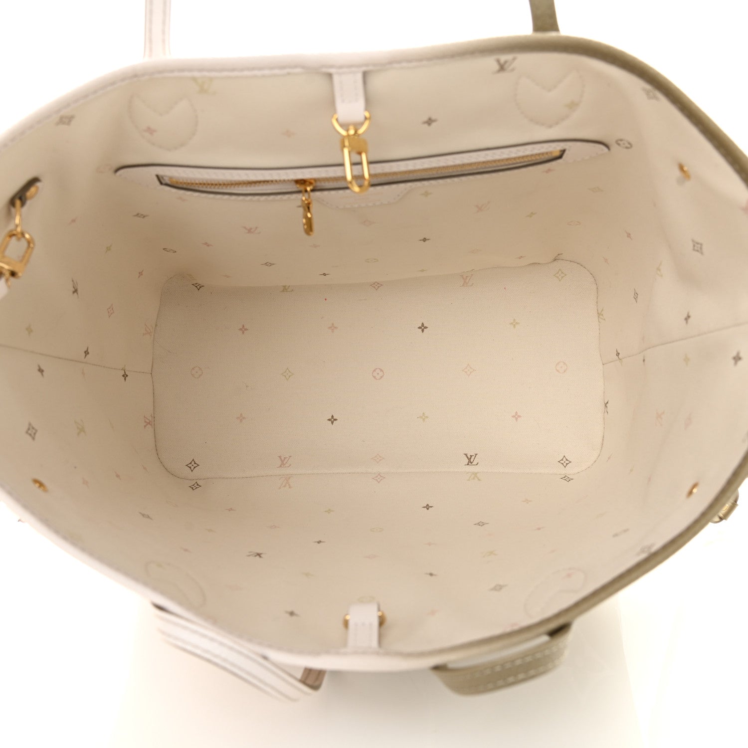 Louis Vuitton Monogram Giant Spring In The City Neverfull MM Sunset Kaki 6 of 10