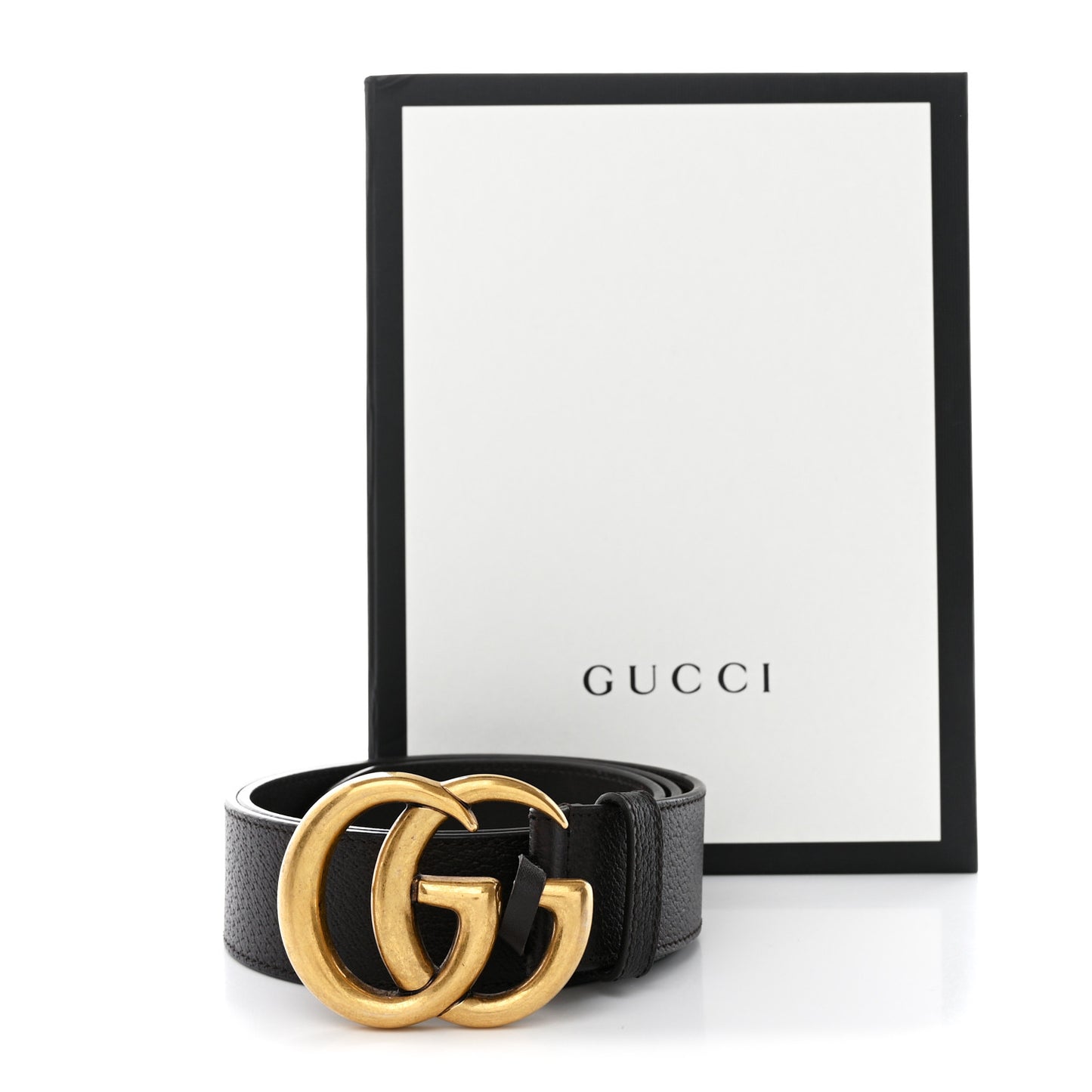 Textured Dollar Calfskin Double G 40mm Belt 85 34 Dark Cocoa