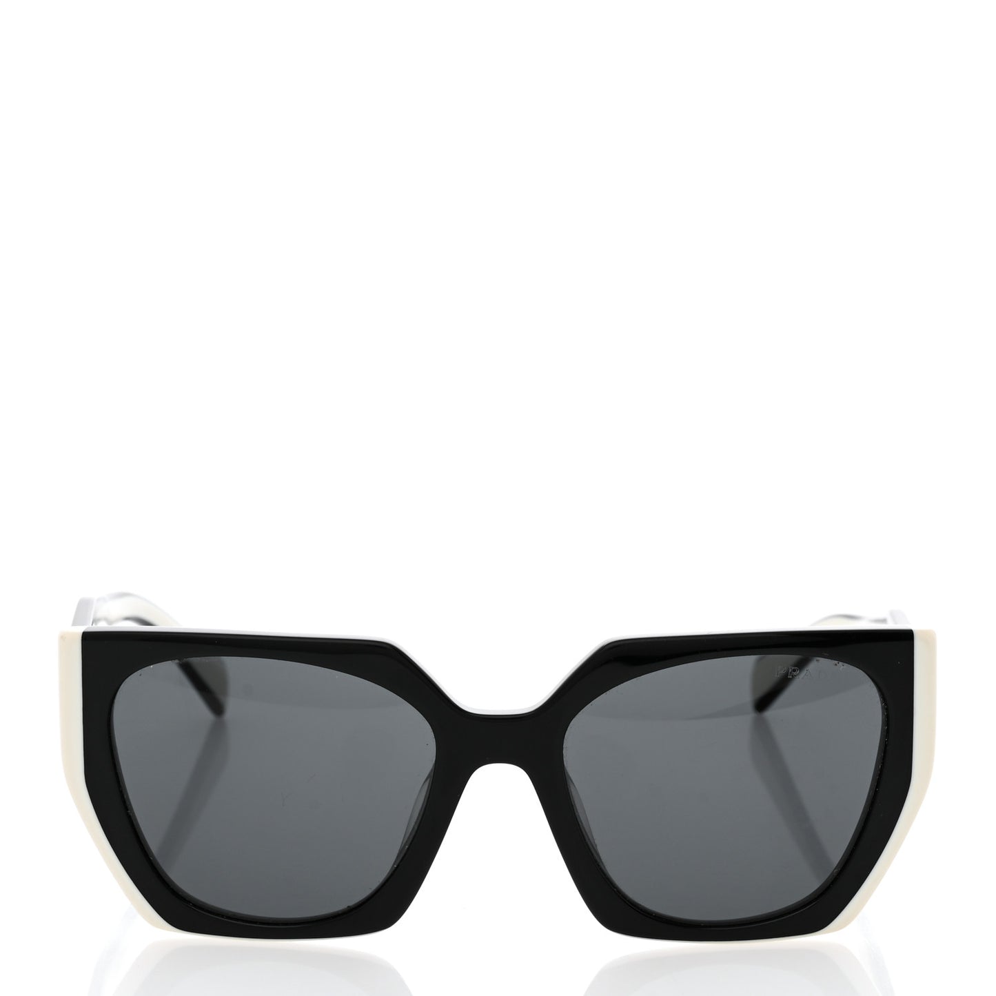 Acetate Sunglasses SPR 15W Black White