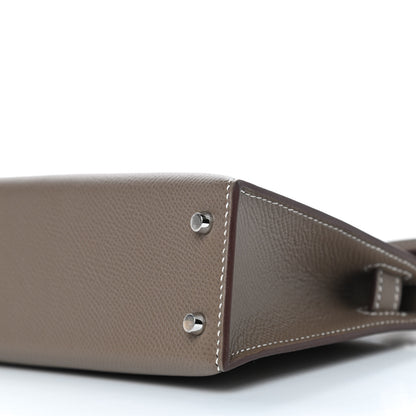 Hermes Epsom Mini Kelly Sellier 20 Etoupe 6 of 8