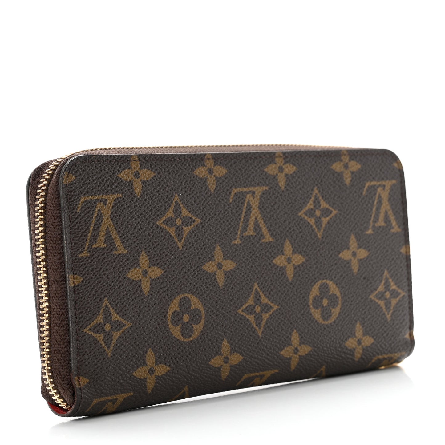 Monogram Zippy Wallet Coquelicot