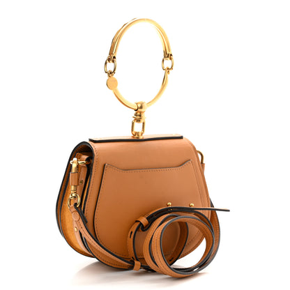 Chloe Calfskin Suede Small Nile Bracelet Bag Autumnal Brown 3 of 10