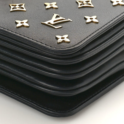 Louis Vuitton Calfskin Monogram Metal Rendez-Vous Black 9 of 9