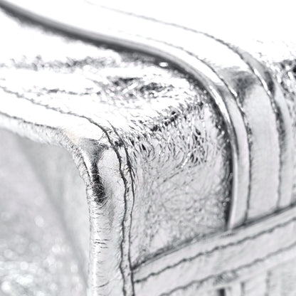 Balenciaga Metallic Calfskin XXS Bazar Shopper Tote Silver Hardware 8 of 11