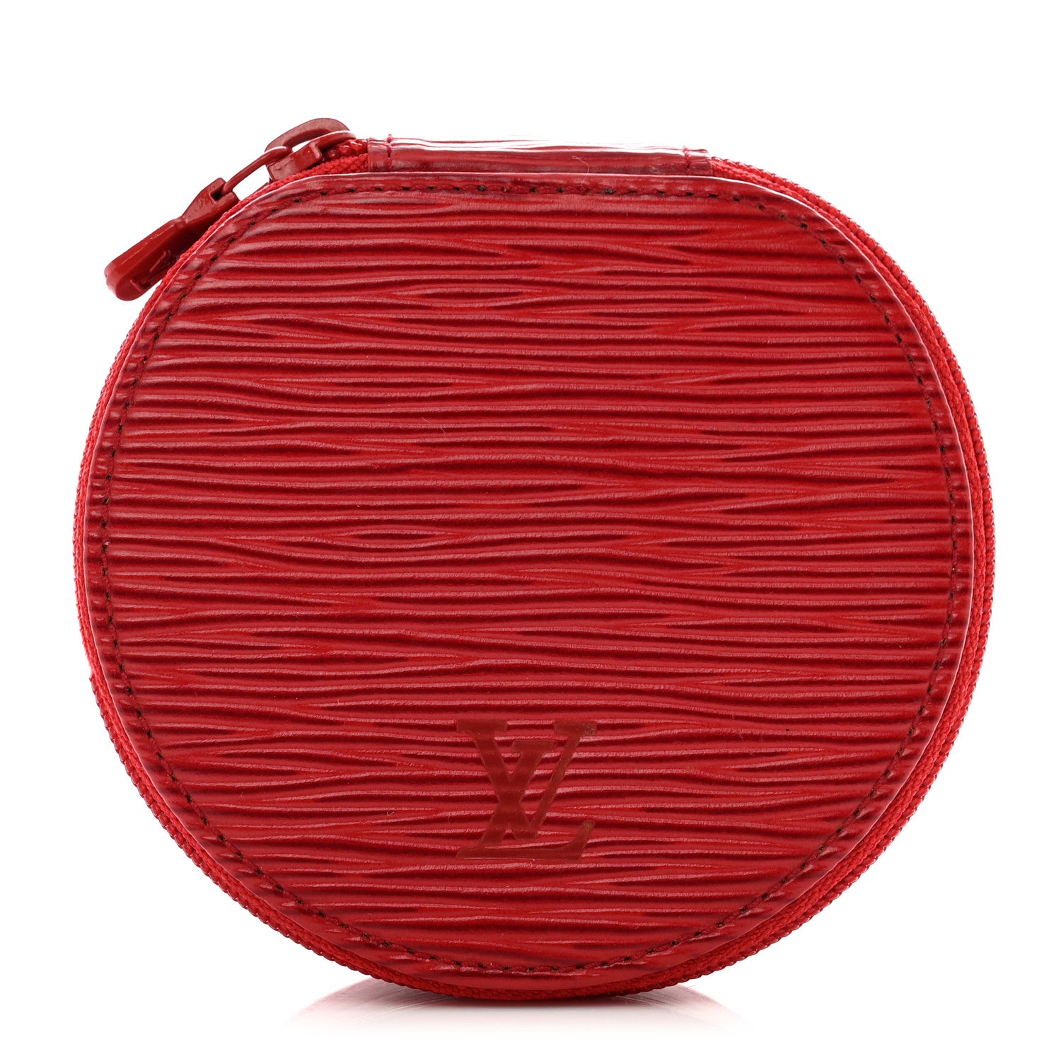 Louis Vuitton Epi Ecrin Bijoux 10cm Jewelry Box Case Red 1 of 7