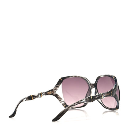 Gucci Bamboo Effect Sunglasses GG0505S Grey Horn 4 of 8