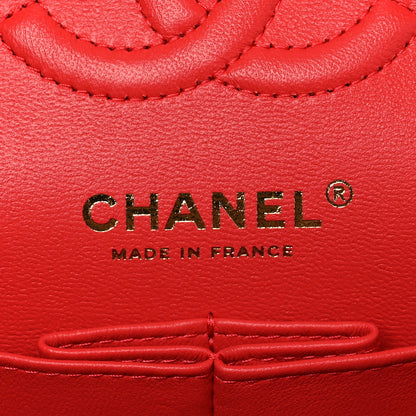 Chanel Caviar Quilted Small Double Flap Coral 6 of 11