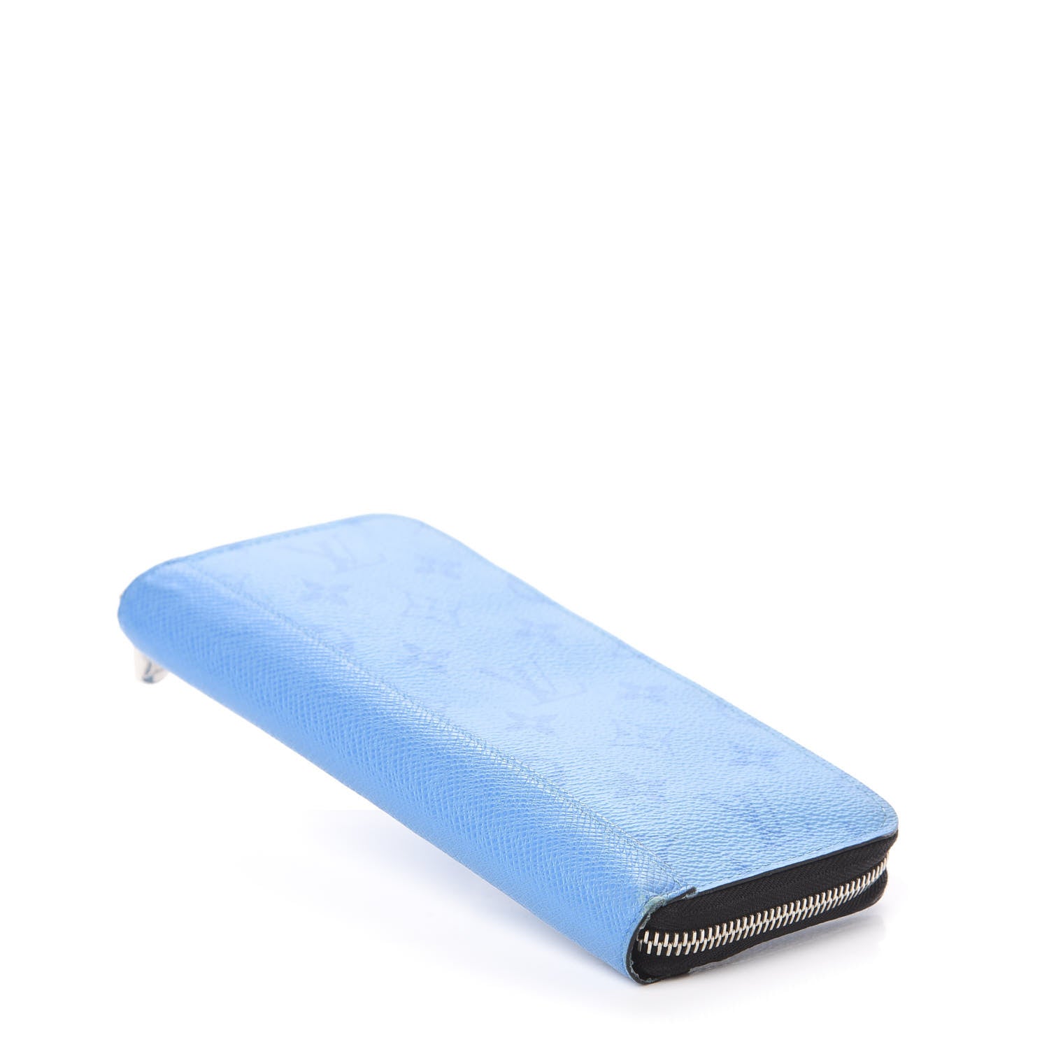 Louis Vuitton Taigarama Vertical Zippy Wallet Blue Lagoon 3 of 5