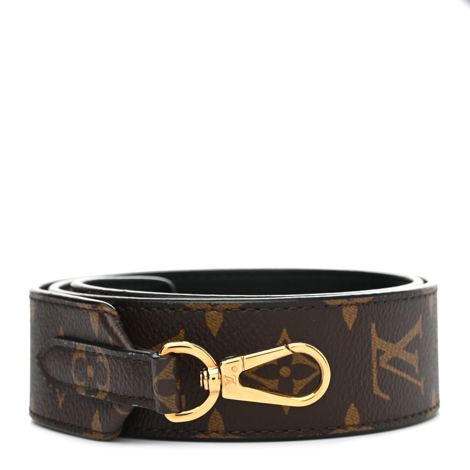 Louis Vuitton Monogram Bandouliere Shoulder Strap Black 1 of 4