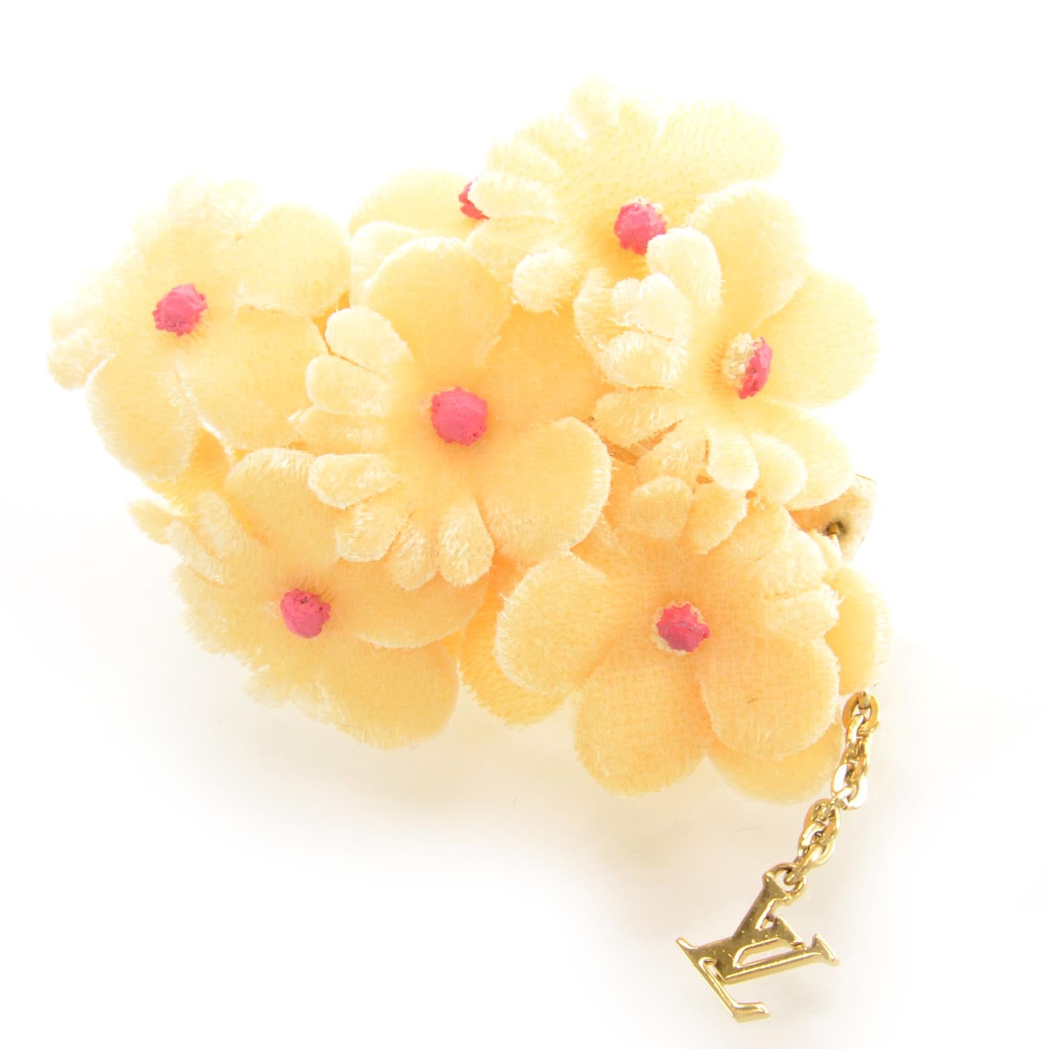 Louis Vuitton Flower Fleur Barrette Hair Clip 1 of 4