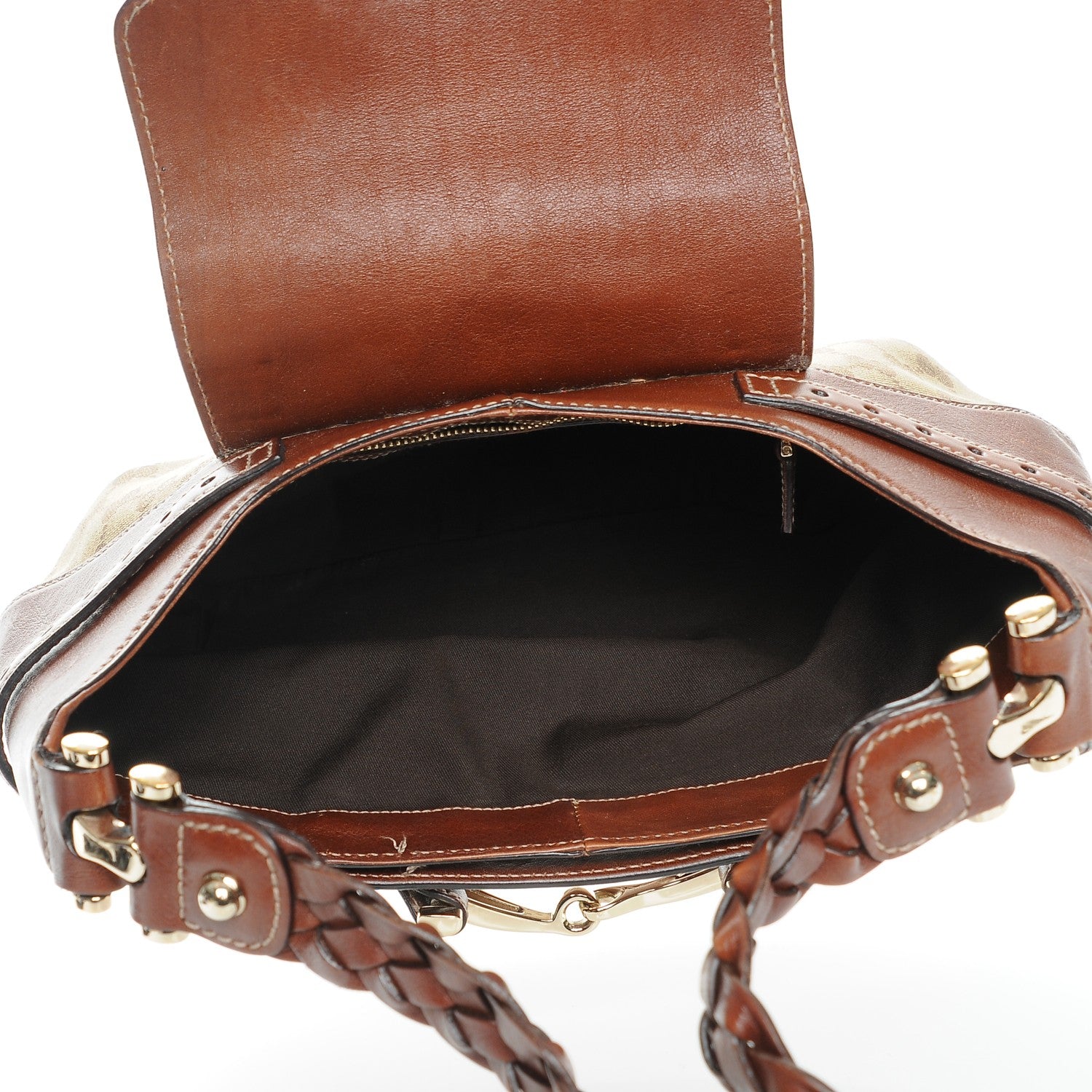 Gucci Monogram Pelham Shoulder Bag Brown 5 of 10