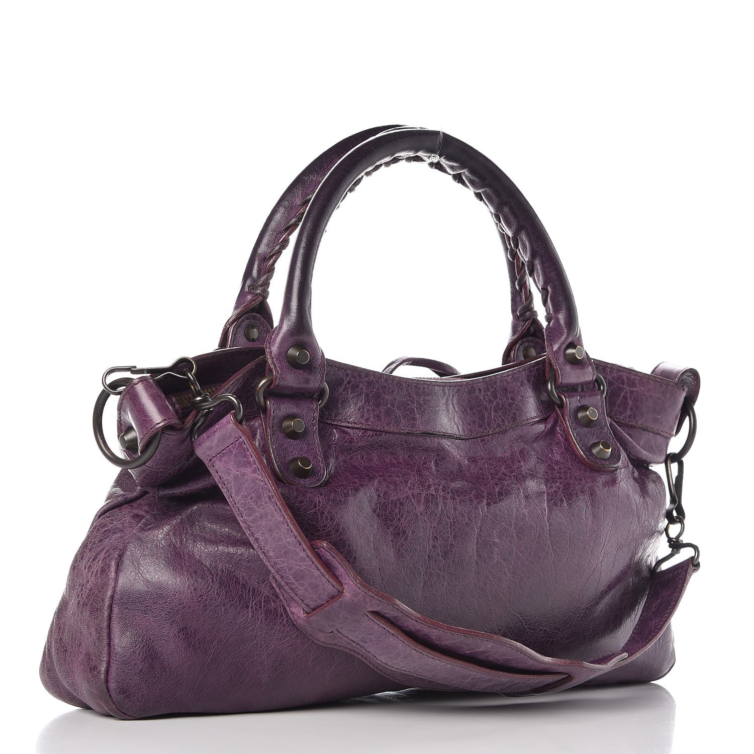 Balenciaga Agneau Classic Hardware First Raisin 3 of 9