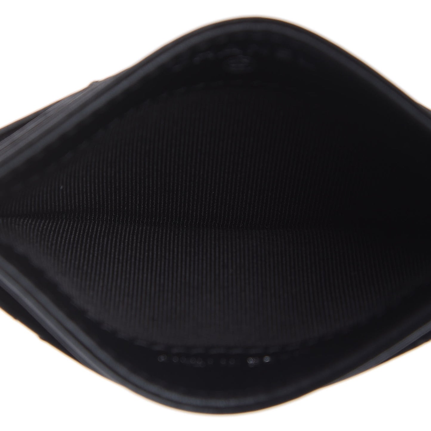 Aged Calfskin Quilted Gabrielle Card Holder Wallet So Black
