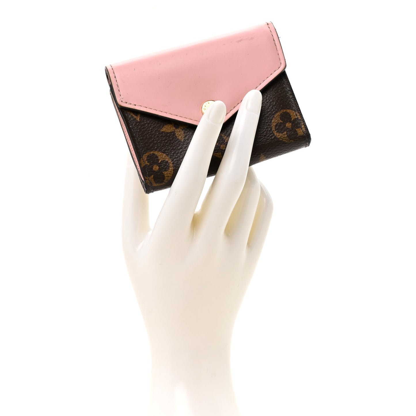 Monogram Zoe Wallet Rose Ballerine