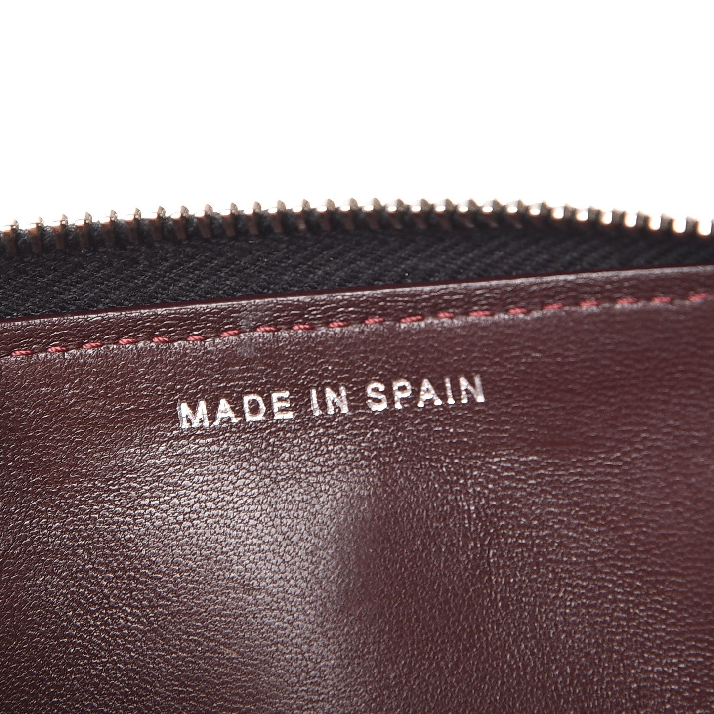 Lambskin Quilted Large Gusset Zip Around Wallet Black