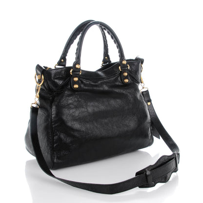 Balenciaga Agneau Giant 12 Gold Hardware Velo Black 3 of 7
