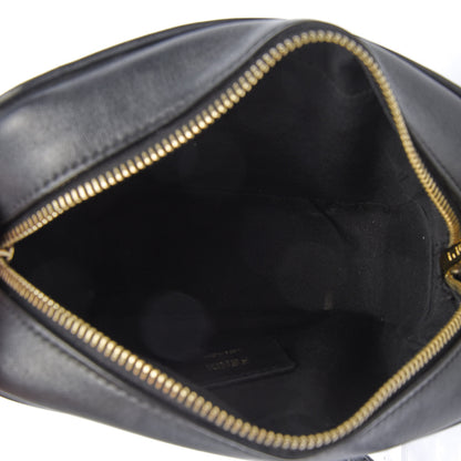 Fendi Vitello Century FF 1974 Embossed Mini Camera Case Black 5 of 9