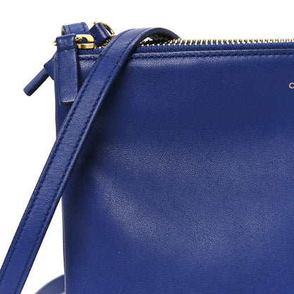 Celine Lambskin Small Trio Crossbody Bag Indigo 10 of 12