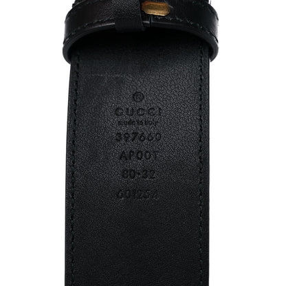 Gucci Calfskin Double G 40mm Belt 80 32 Black 3 of 6