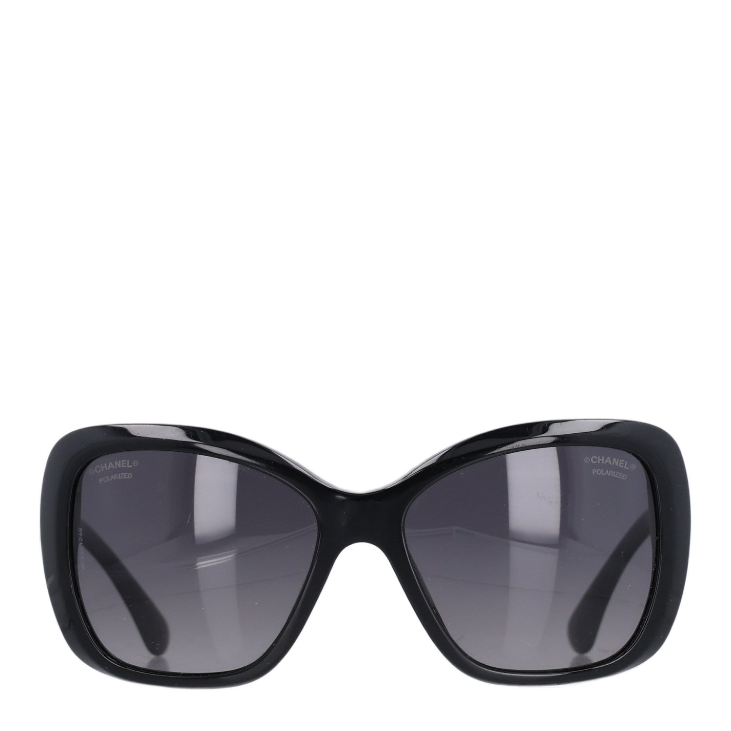 Chanel Pearl Polarized Square Sunglasses 5303-H Black 2 of 7