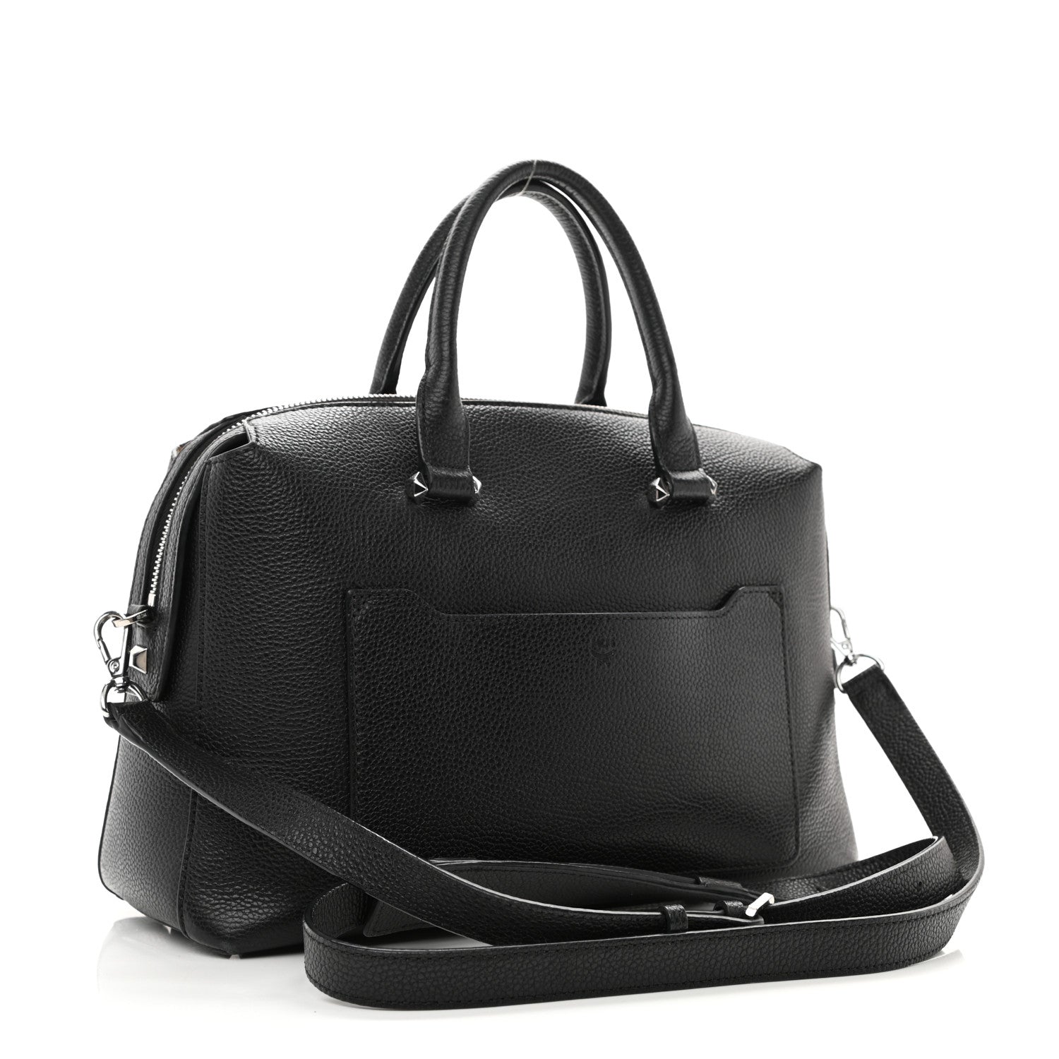 MCM Grained Calfskin Medium Ella Boston Black 3 of 11