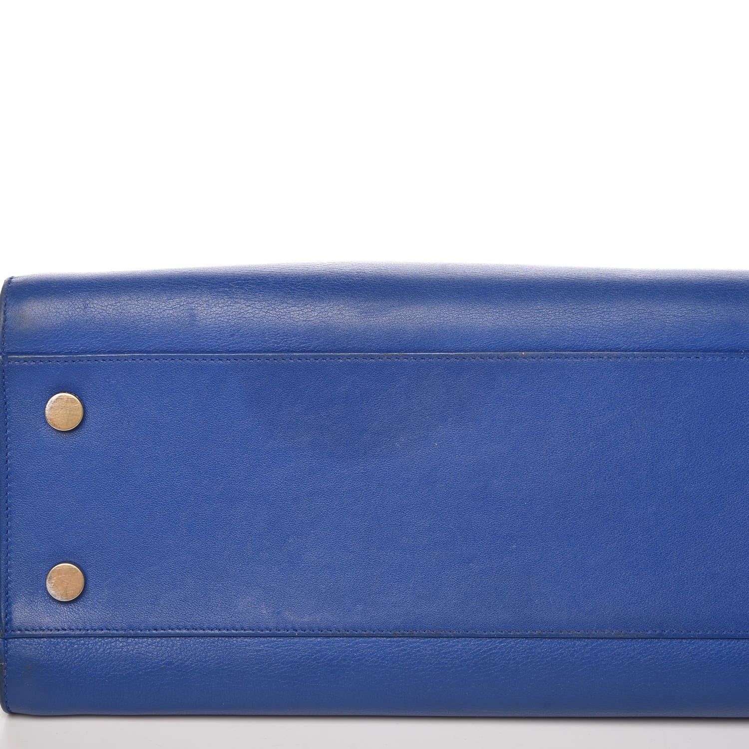 Saint Laurent Calfskin Small Monogram Cabas Blue Majorelle 8 of 12