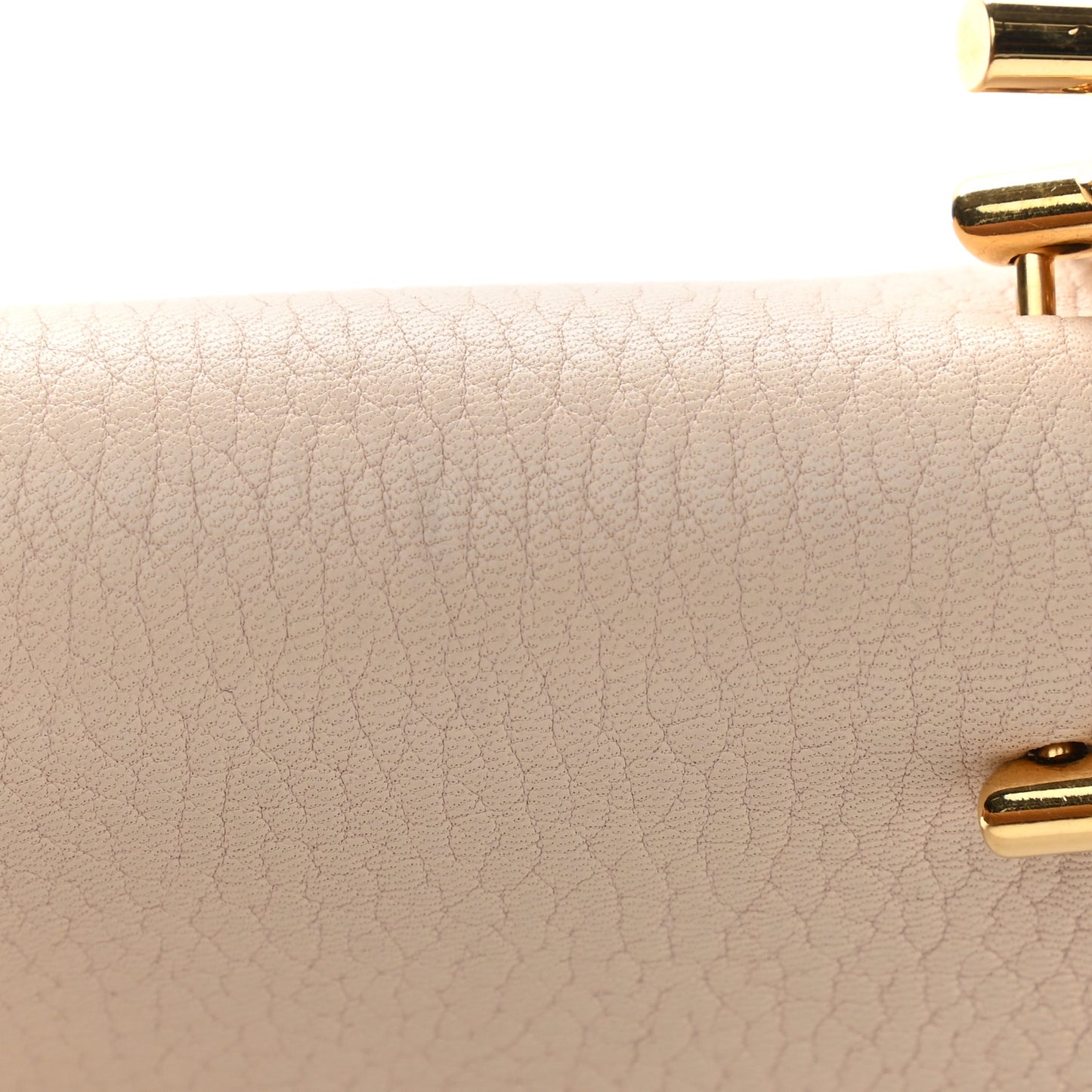 Grained Lambskin Drew Shoulder Bag Biscotti Beige