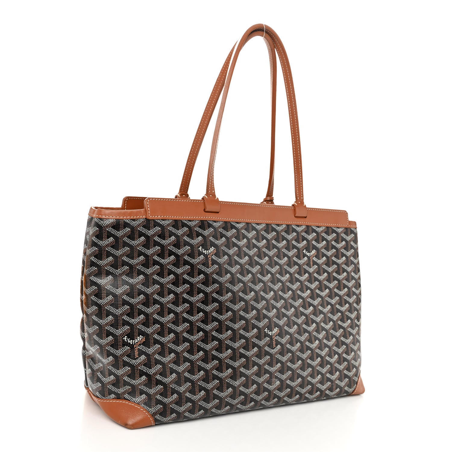 Goyard Goyardine Bellechasse PM Black Gold 3 of 10