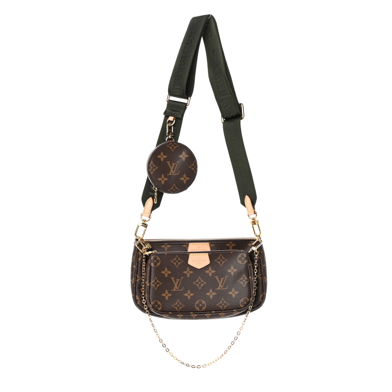 Louis Vuitton Monogram Multi Pochette Accessories Kaki 1 of 9