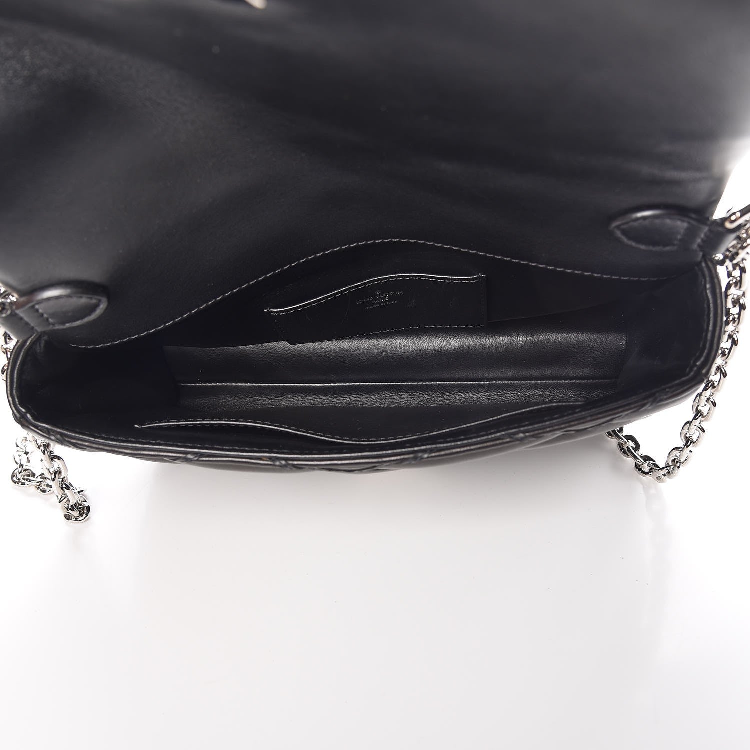 Louis Vuitton Lambskin Malletage GO-14 MM Black 7 of 9