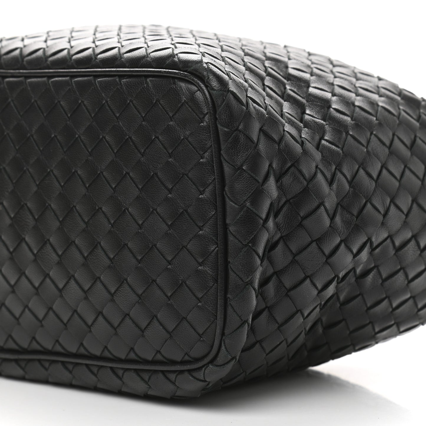 Nappa Intrecciato Small Shoulder Bag Black