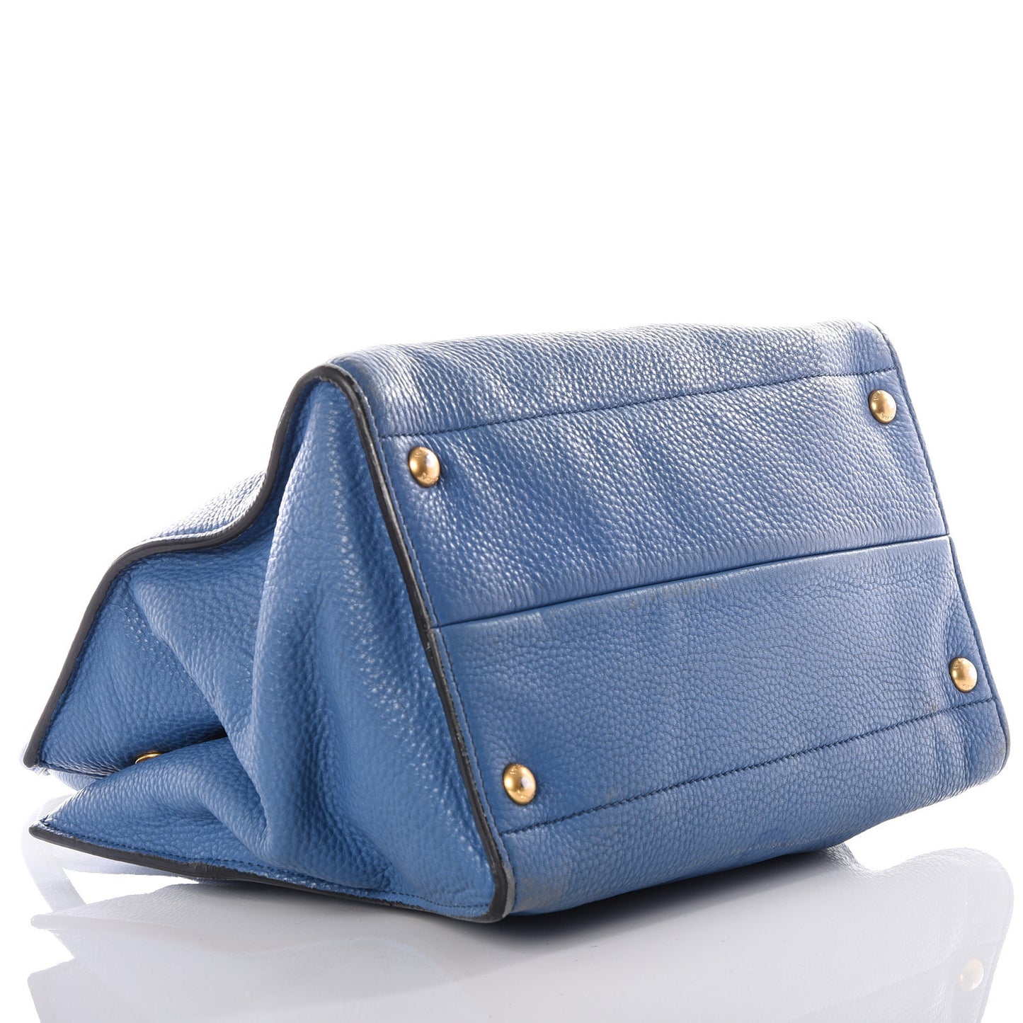 Vitello Daino Tote Cobalto
