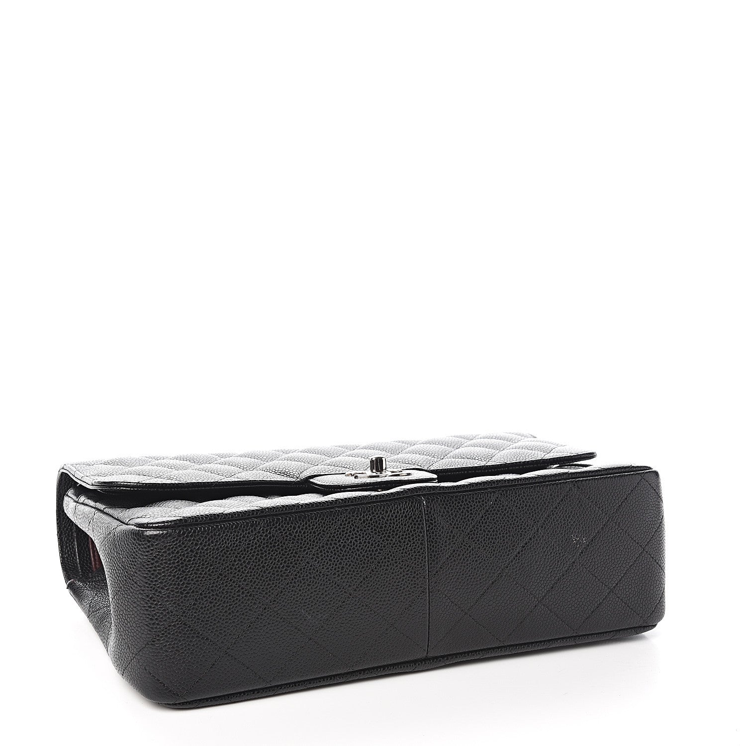 Chanel Caviar Quilted Jumbo Double Flap Black 3 of 12