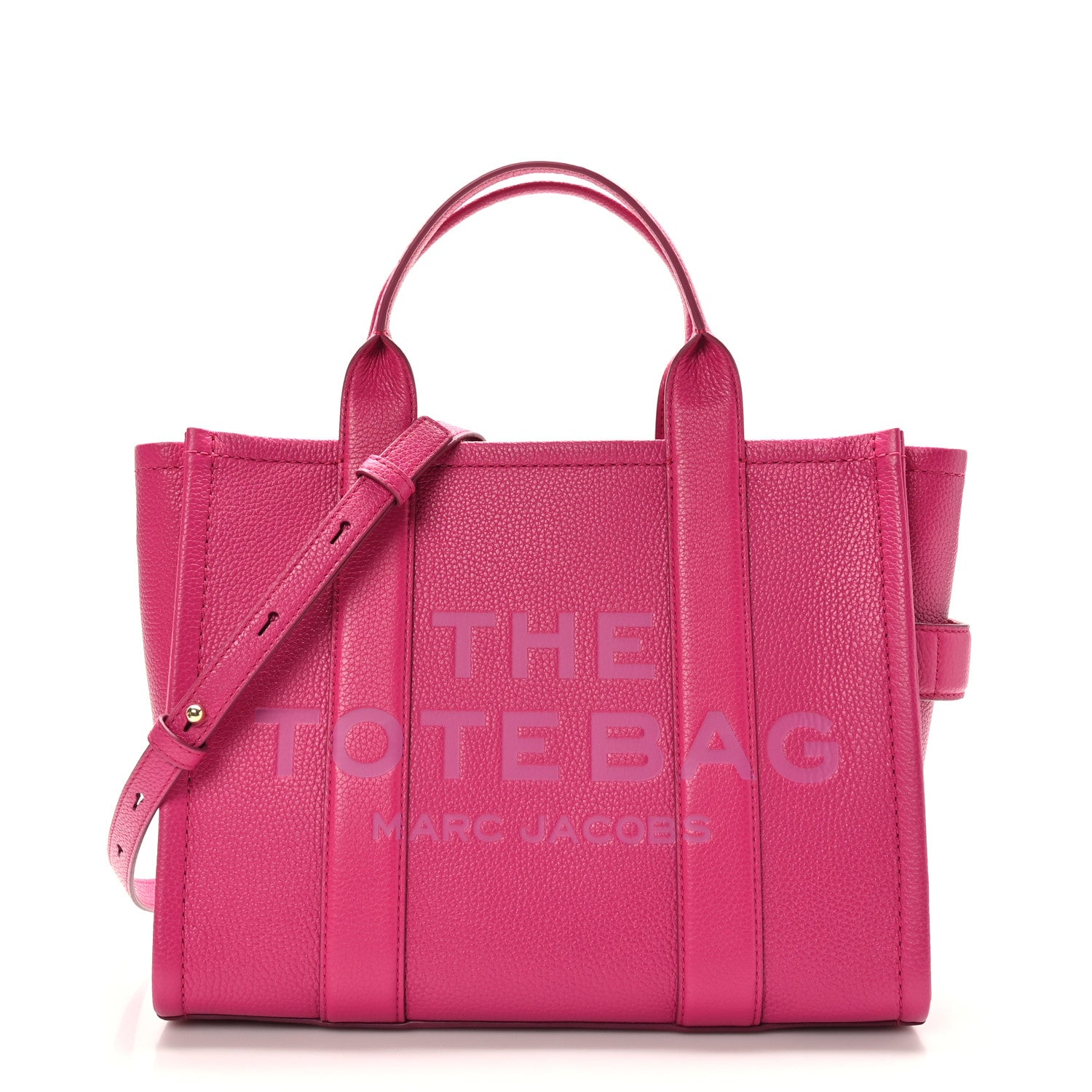Marc Jacobs Grained Calfskin Medium The Tote Bag Lipstick 1 of 9