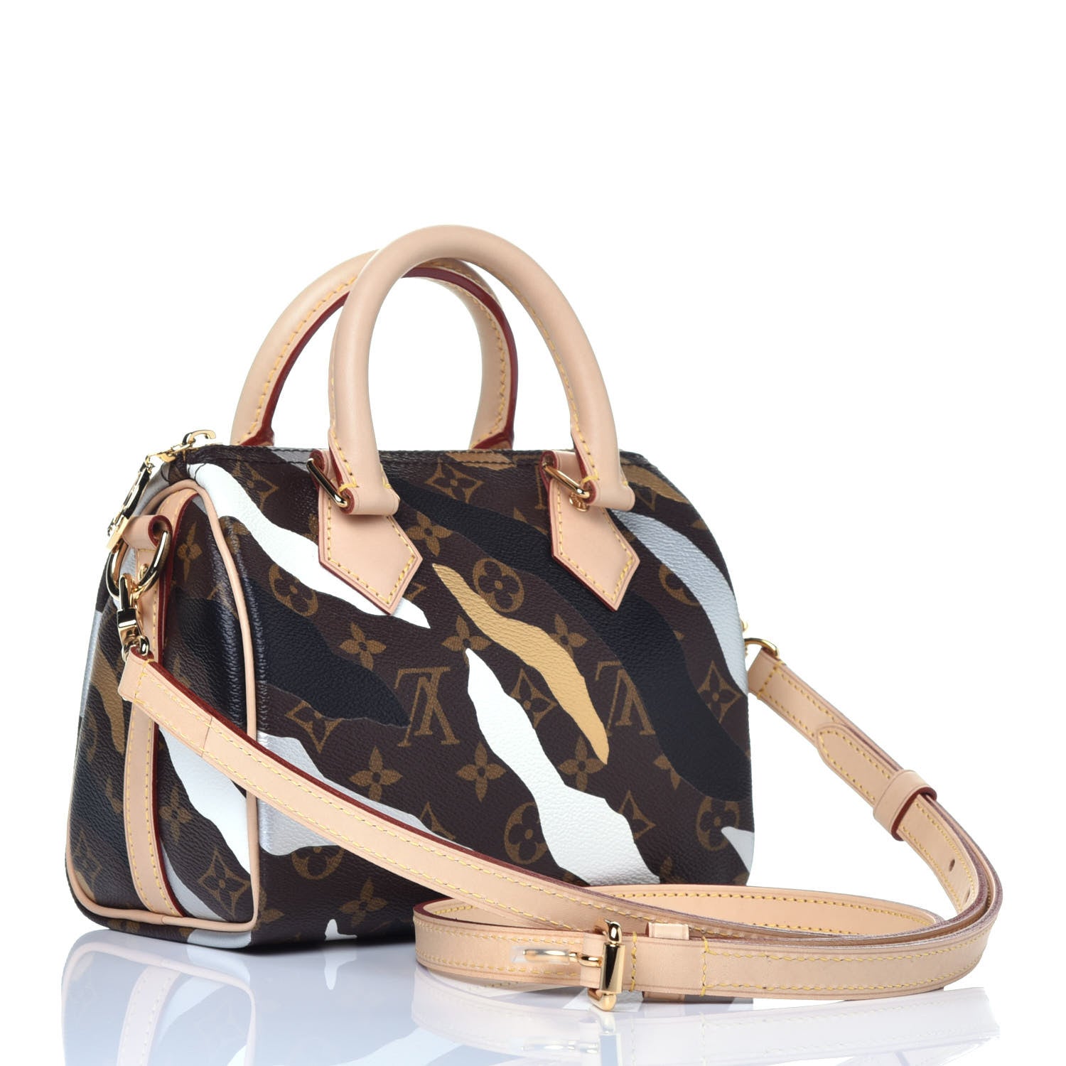 Louis Vuitton X LOL Monogram Speedy BB Gold Silver 3 of 9