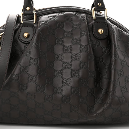 Gucci Guccissima Medium Sukey Boston Chocolate 8 of 10