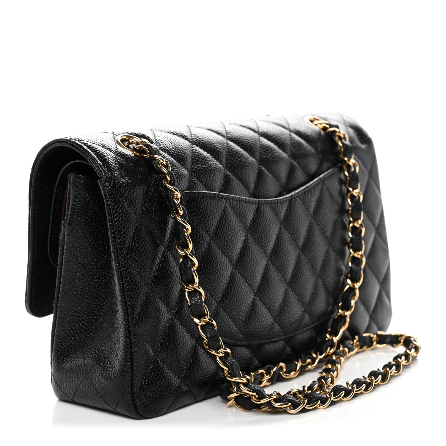 Chanel Caviar Quilted Medium Double Flap Black 3 of 10
