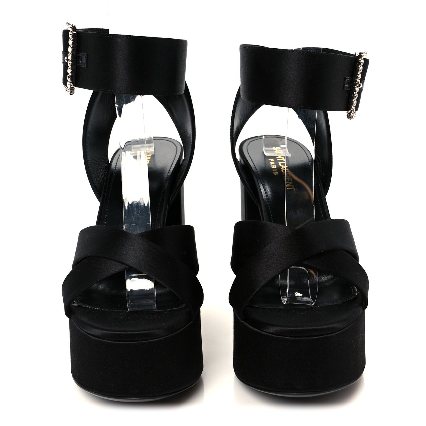 Raso Regale Jota 85 Heaven Platform Sandals 37.5 Black