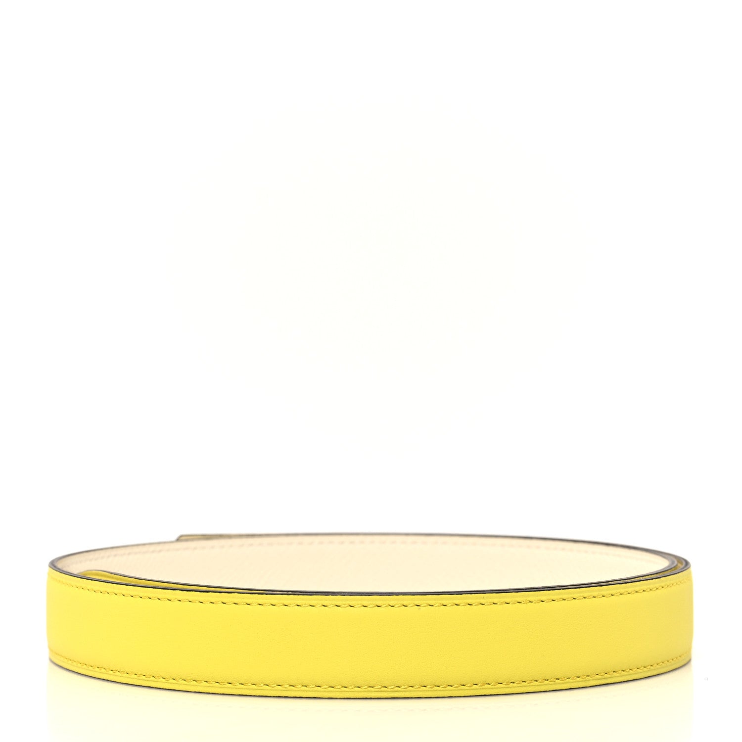 Hermes Epsom Swift Belt Strap 80 32 Nata Lime 2 of 6