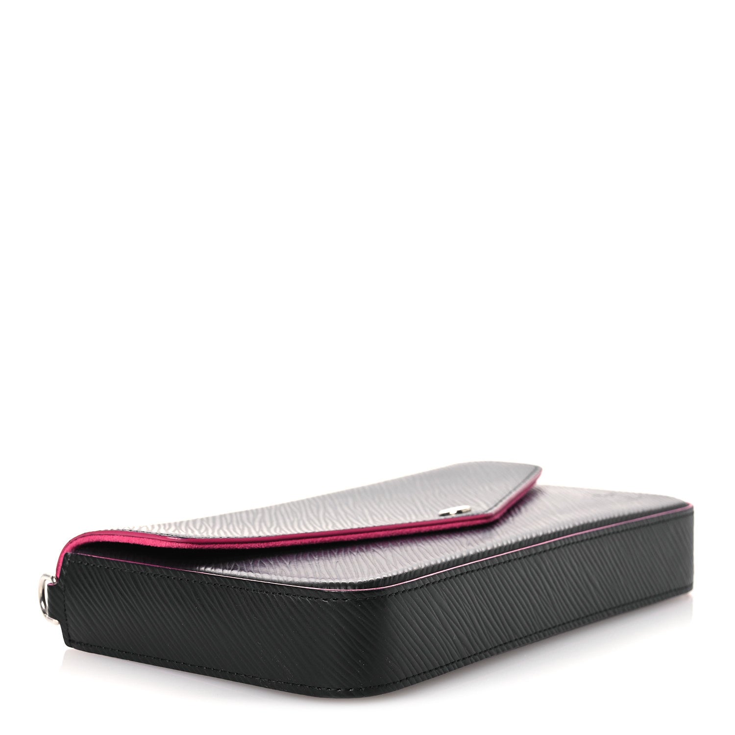 Louis Vuitton Epi Pochette Felicie Black Hot Pink 5 of 11