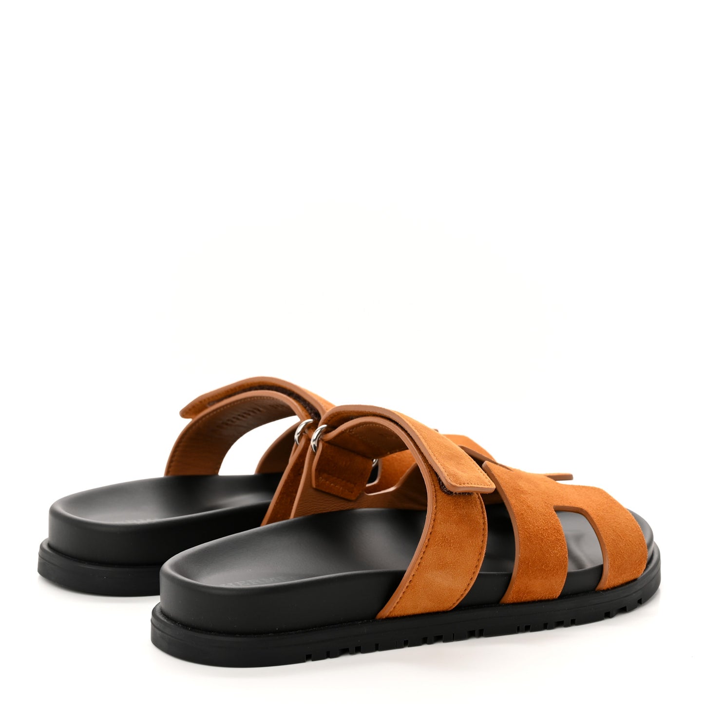 Suede Goatskin Womens Chypre Sandals 35.5 Naturel
