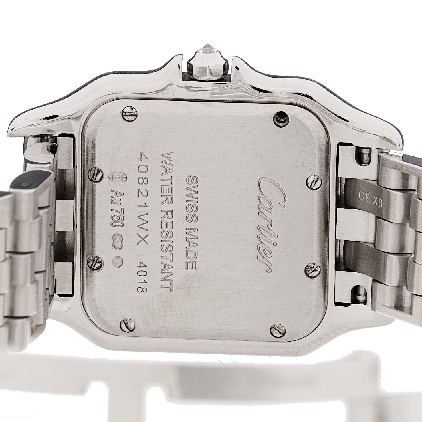 Cartier 18K White Gold Diamond 27mm Panthere Quartz Watch 1840953