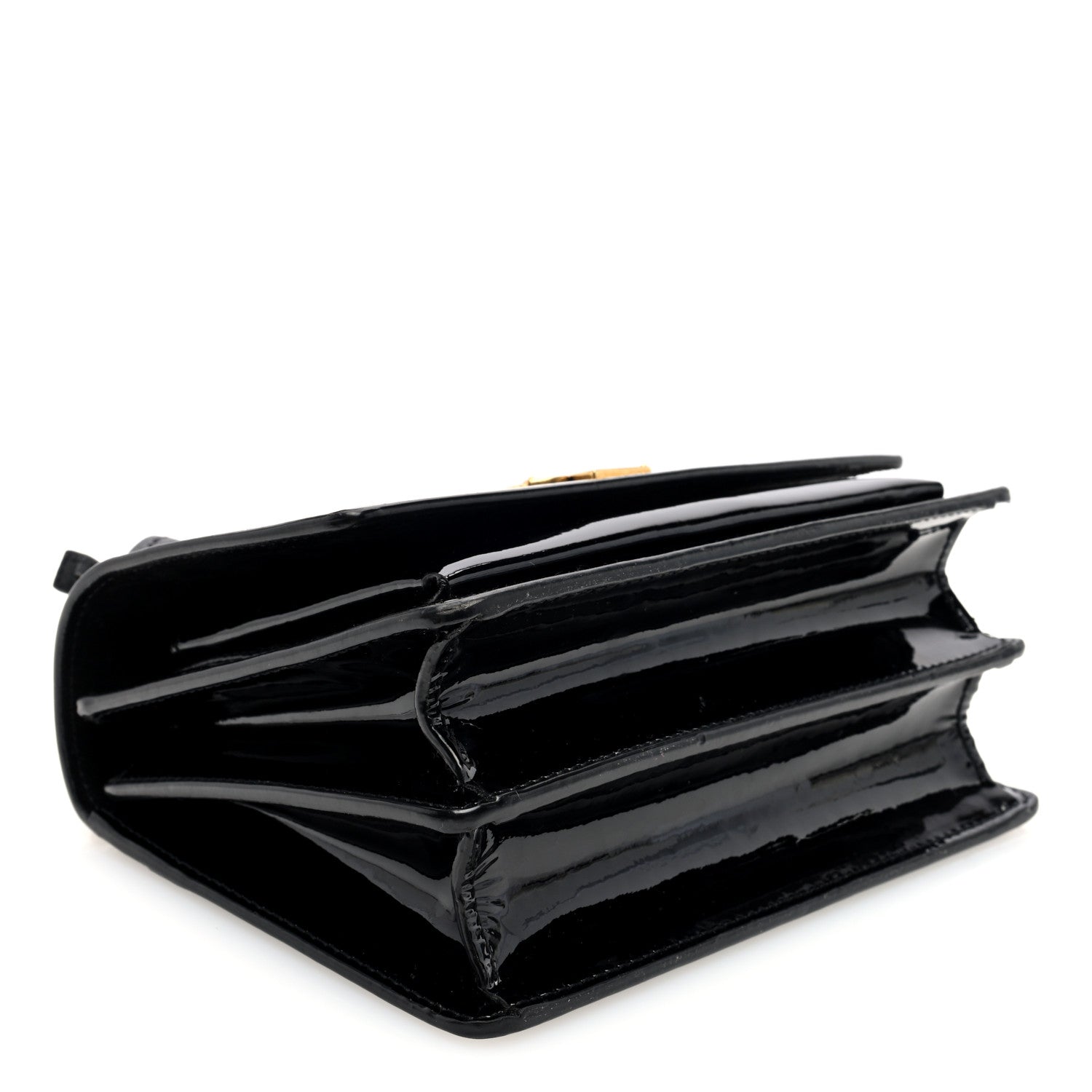 Saint Laurent Patent Small Monogram Sunset Black 4 of 10