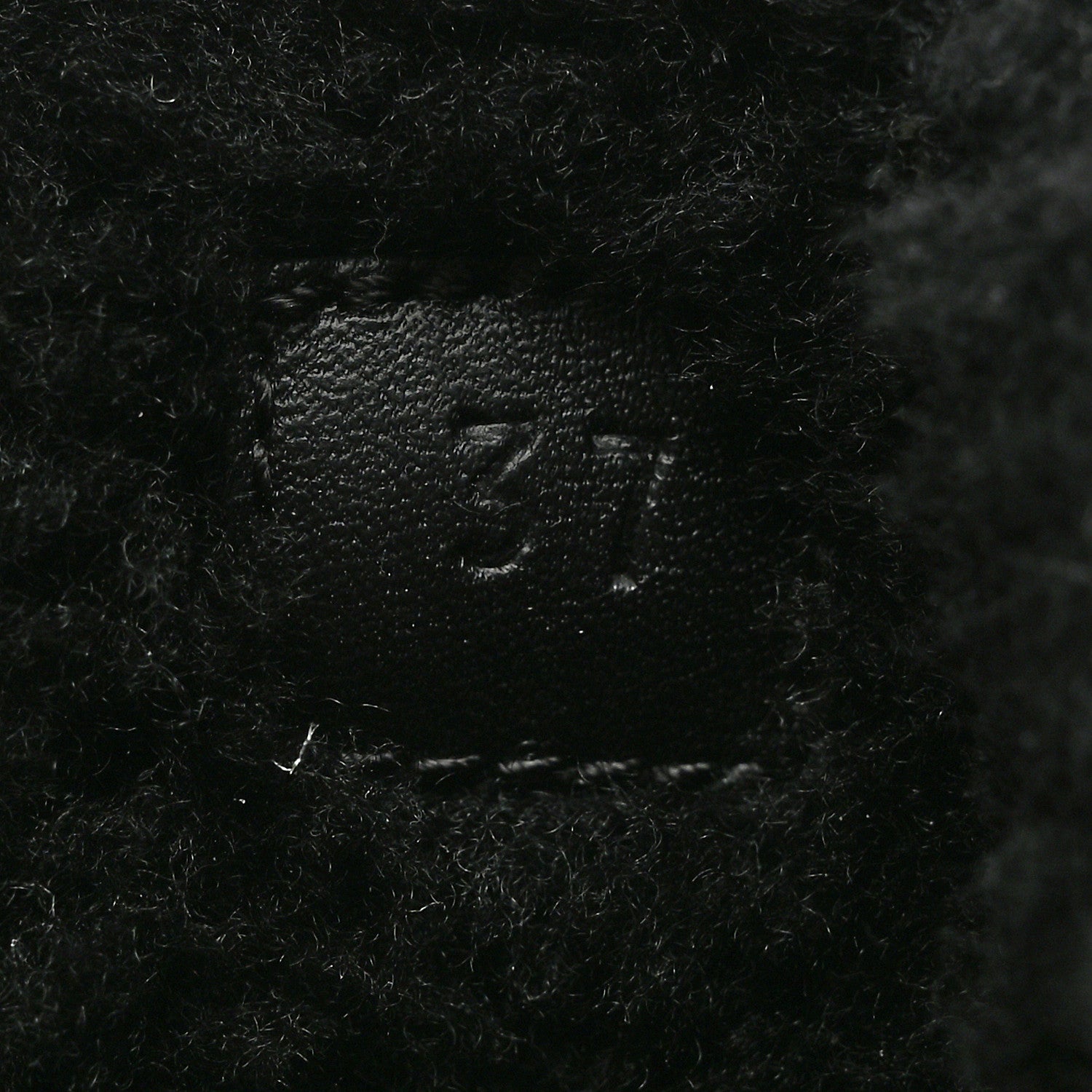 Hermes Woolskin Calfskin Womens Climb Sneakers 37 Black 7 of 8