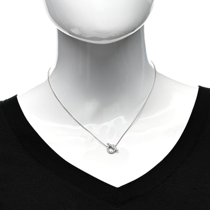 Hermes 18K White Gold Diamond Finesse Pendant Necklace 2 of 5