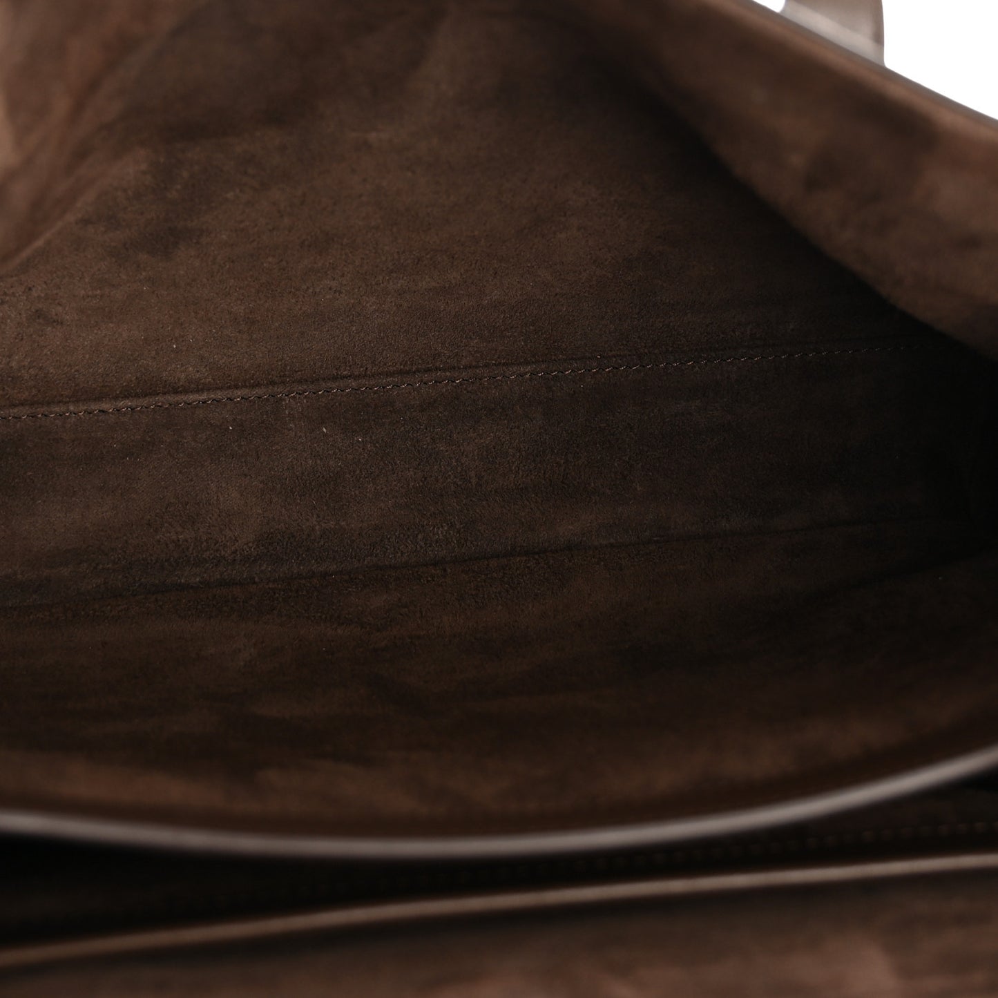 Supple Grained Calfskin Medium Soft 16 Bag Dark Brown