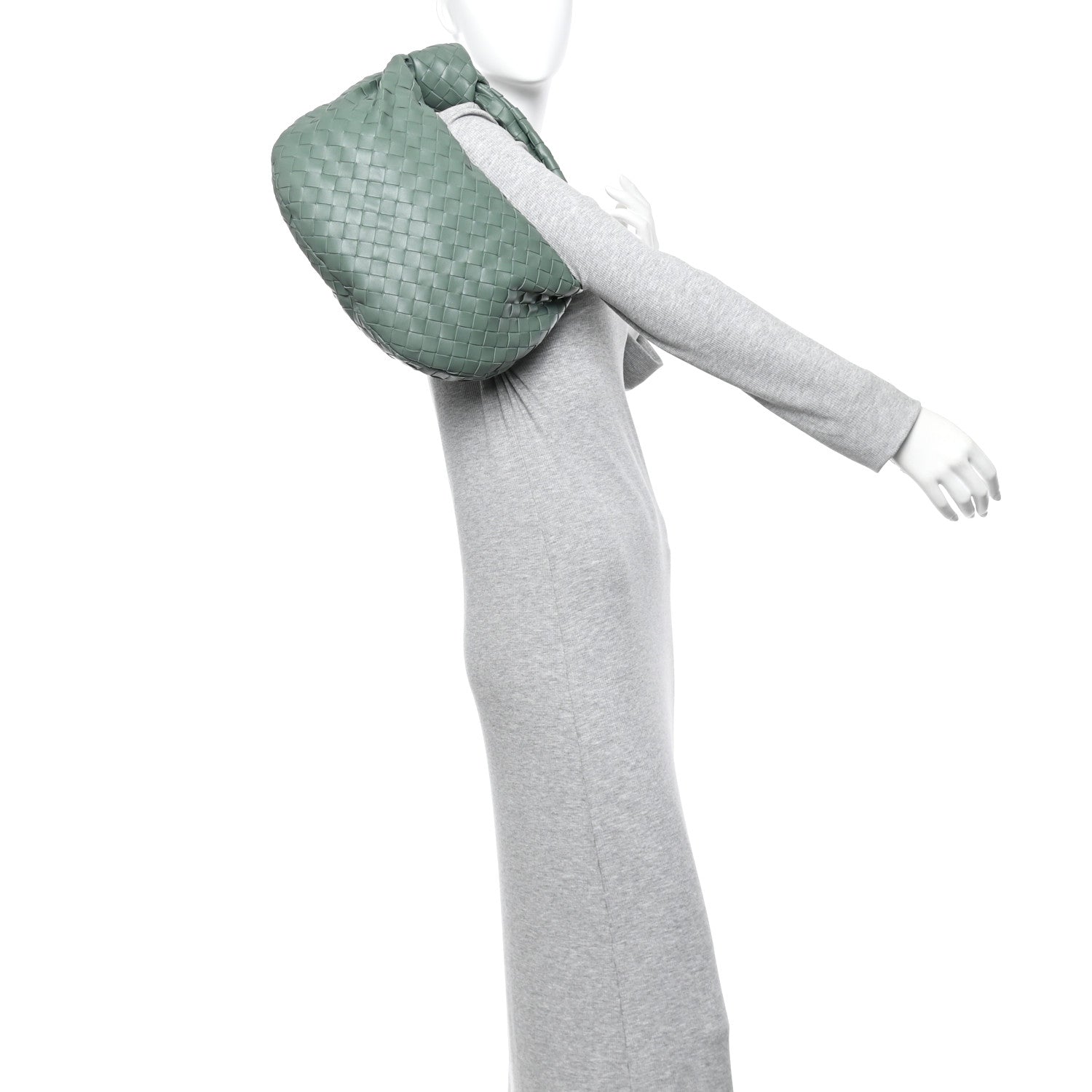Bottega Veneta Nappa Intrecciato Teen Jodie Hobo Aloe 2 of 10